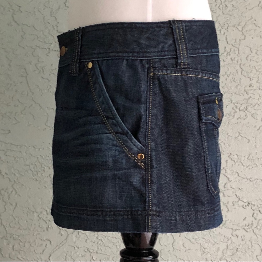 🎉2/$15🎉 X2 Quality Denim Jean Mini Skirt - Picture 3 of 7